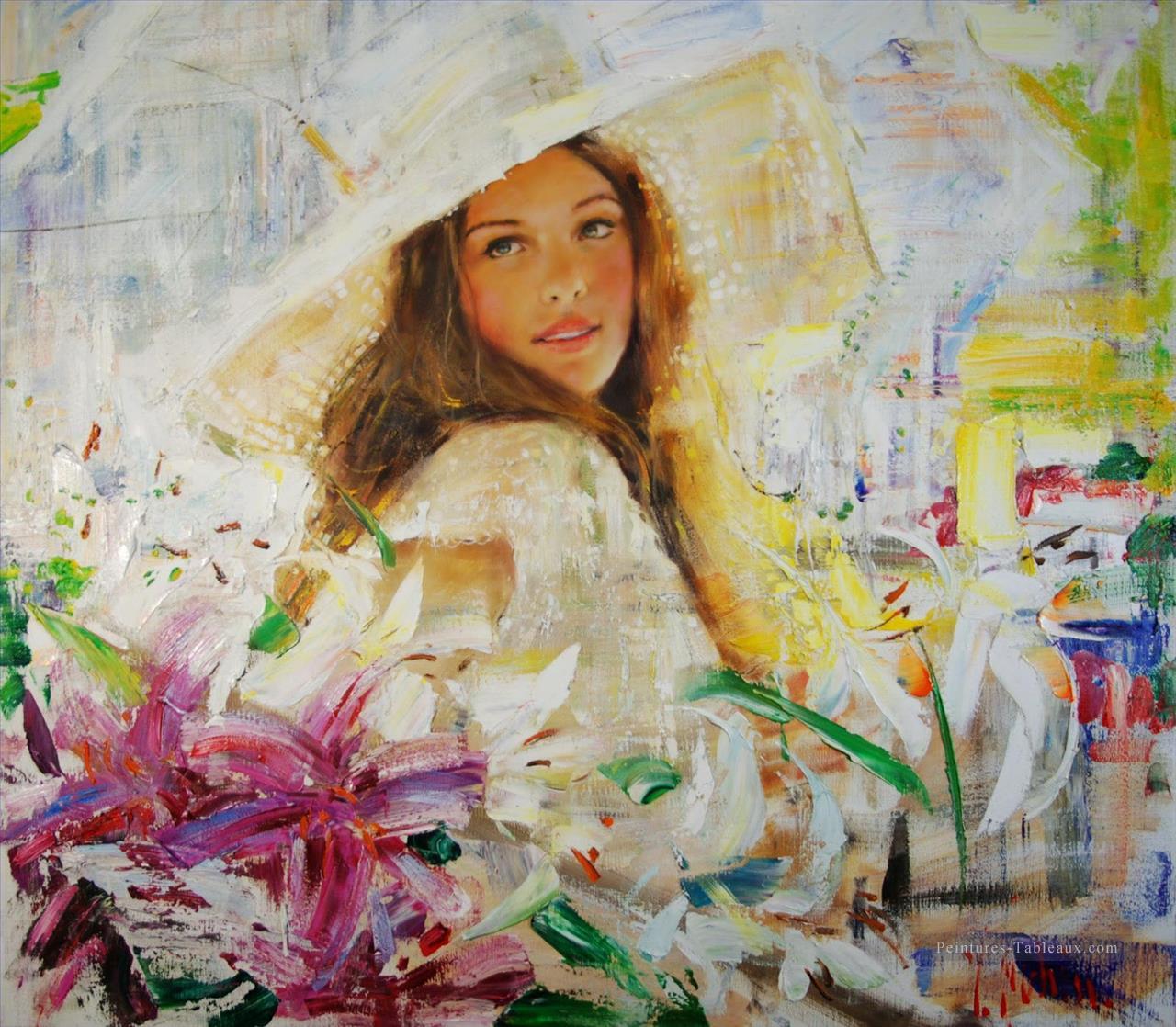 Une jolie femme 47 Impressionist Peintures à l'huile